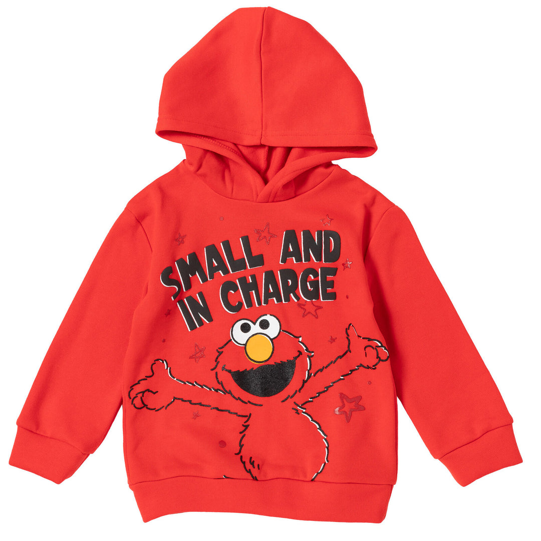 Sesame Street Elmo Fleece Pullover Hoodie and Pants Outfit Set