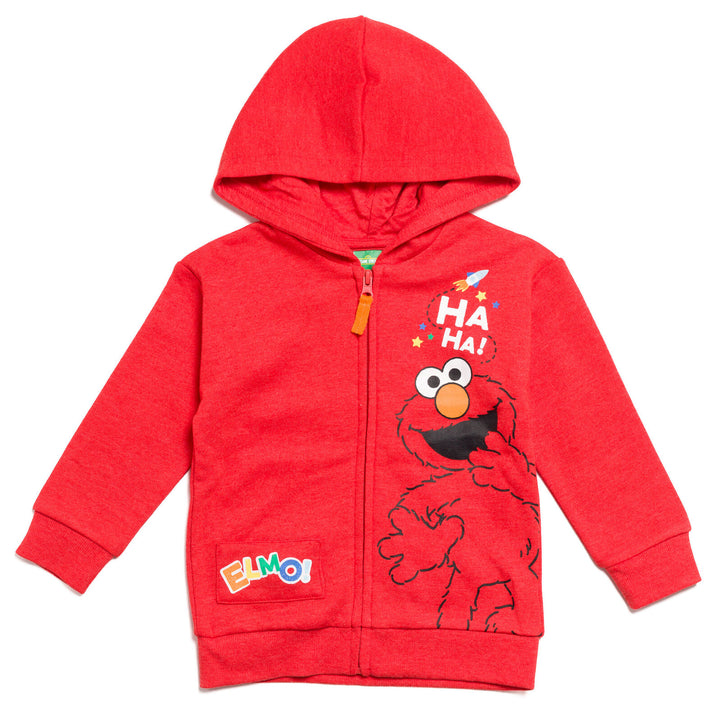 Sesame Street Elmo Fleece Zip Up Hoodie