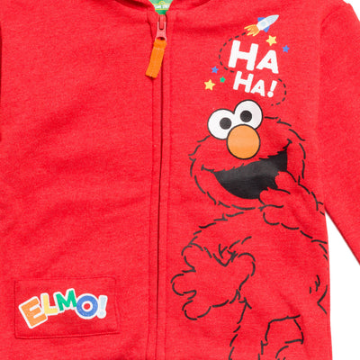 Sesame Street Elmo Fleece Zip Up Hoodie