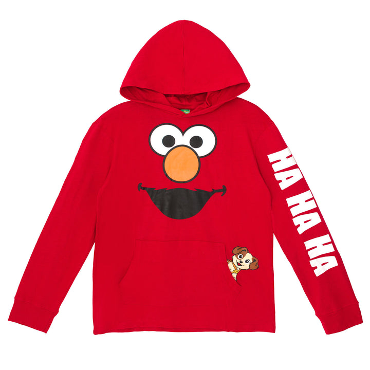 Sesame Street Elmo Matching Family Cosplay Pullover Hoodie