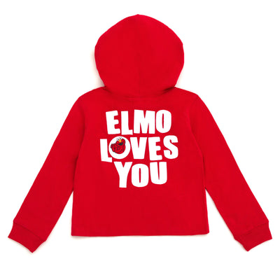 Sesame Street Elmo Matching Family Cosplay Pullover Hoodie