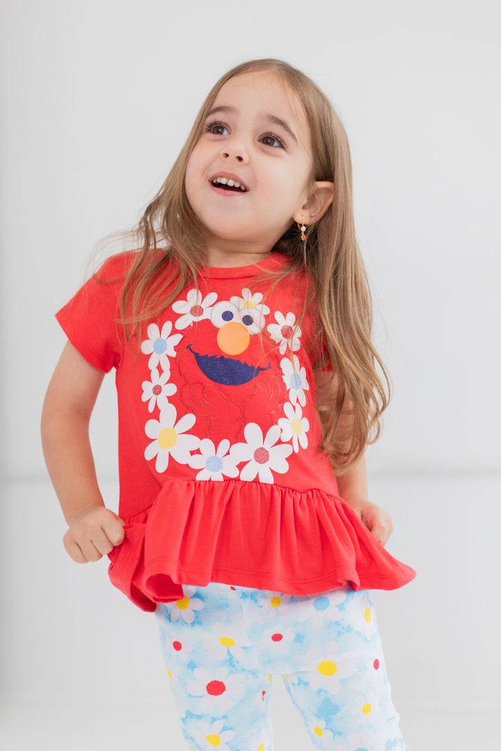 Sesame Street Elmo Graphic T-Shirt & Leggings