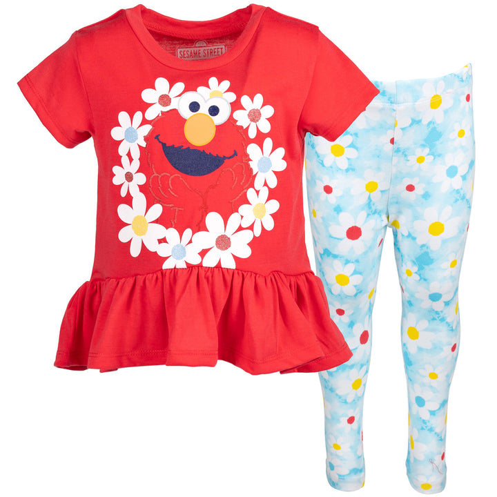 Sesame Street Elmo Graphic T-Shirt & Leggings