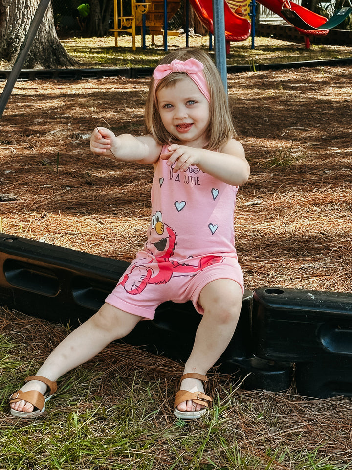 Sesame Street Elmo Sleeveless Romper & Headband