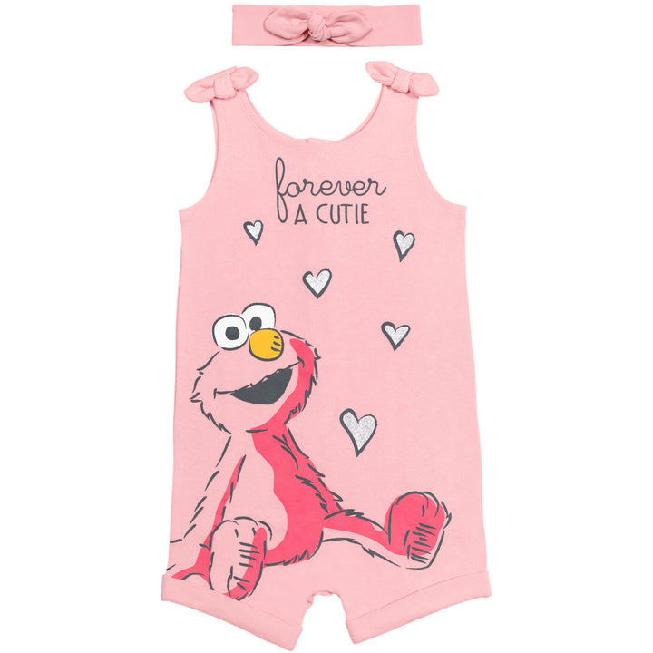 Sesame Street Elmo Sleeveless Romper & Headband