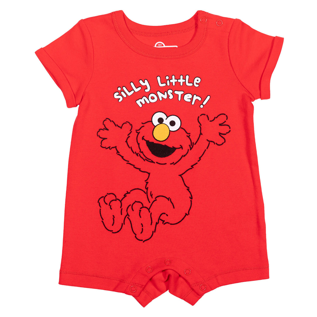 Sesame Street Elmo Romper and Sunhat