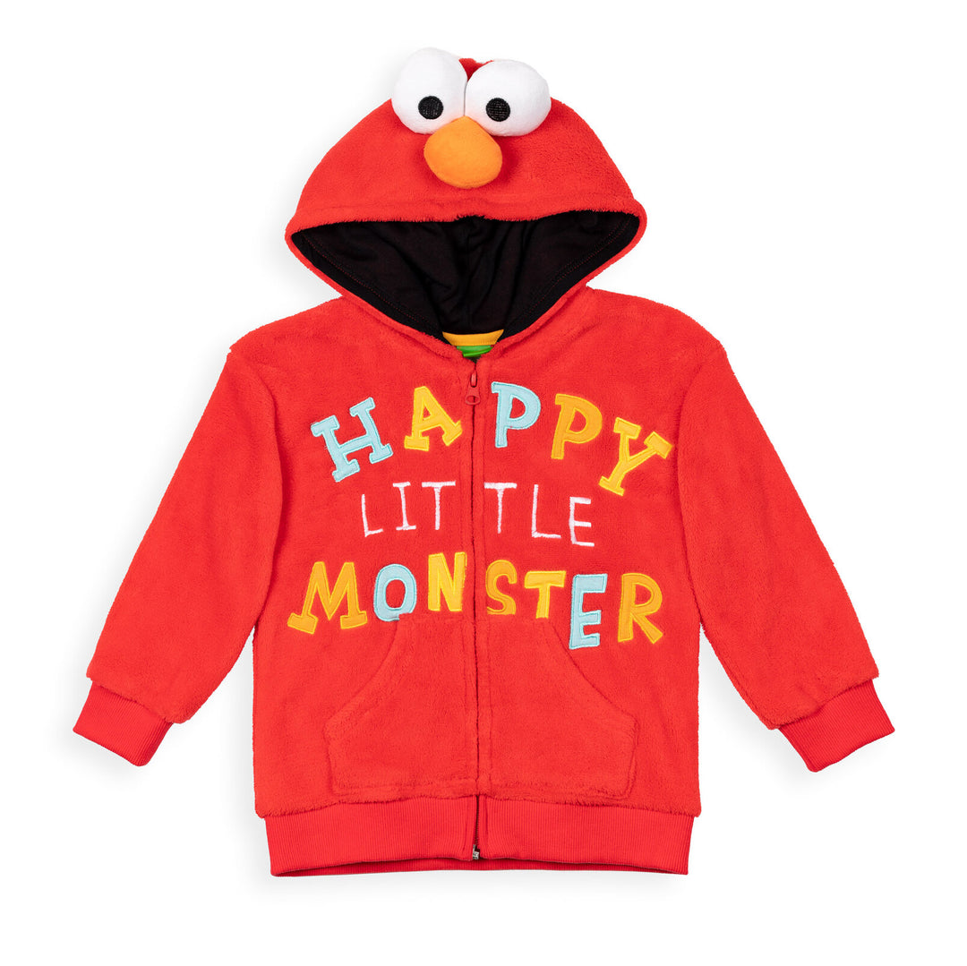 Sesame Street Elmo Zip Up Hoodie