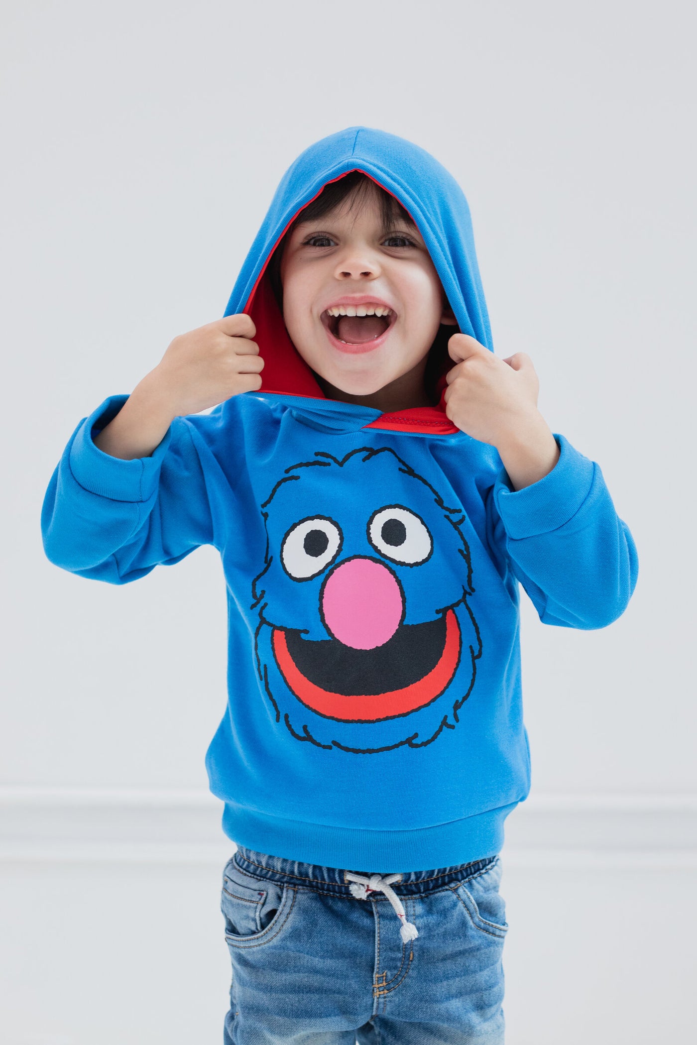 Sesame Street Grover Fleece Pullover Hoodie