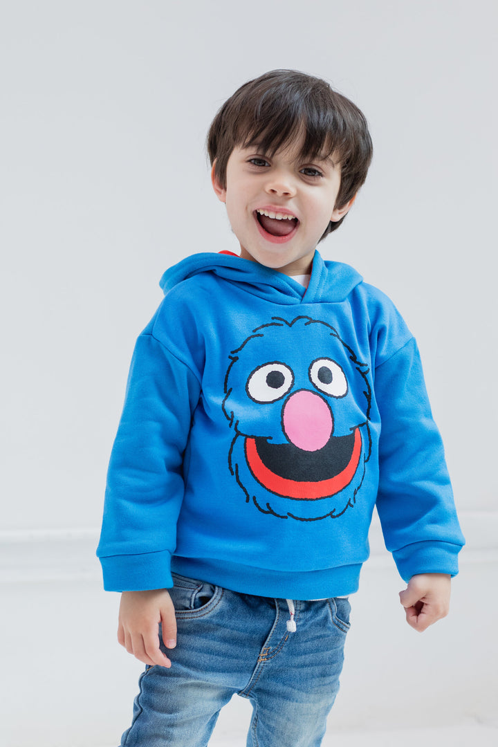 Sesame Street Grover Fleece Pullover Hoodie