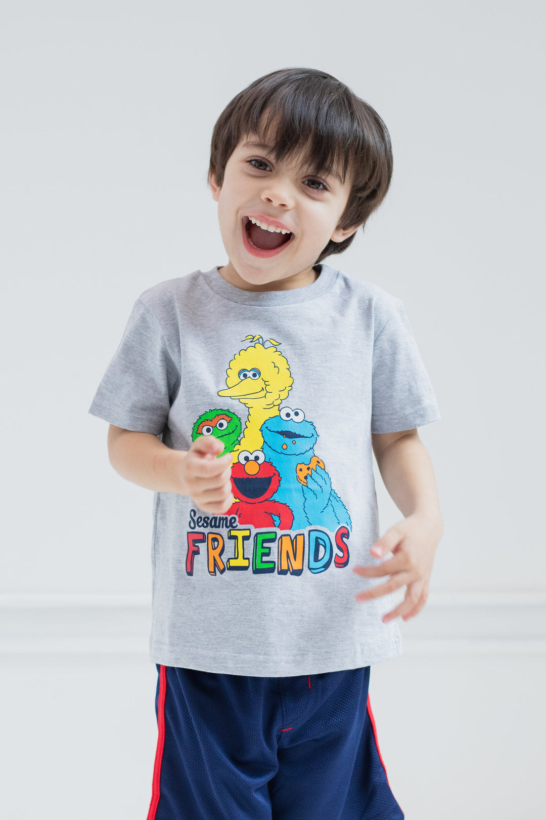 Sesame Street Metallic Print T-Shirts and Book Set