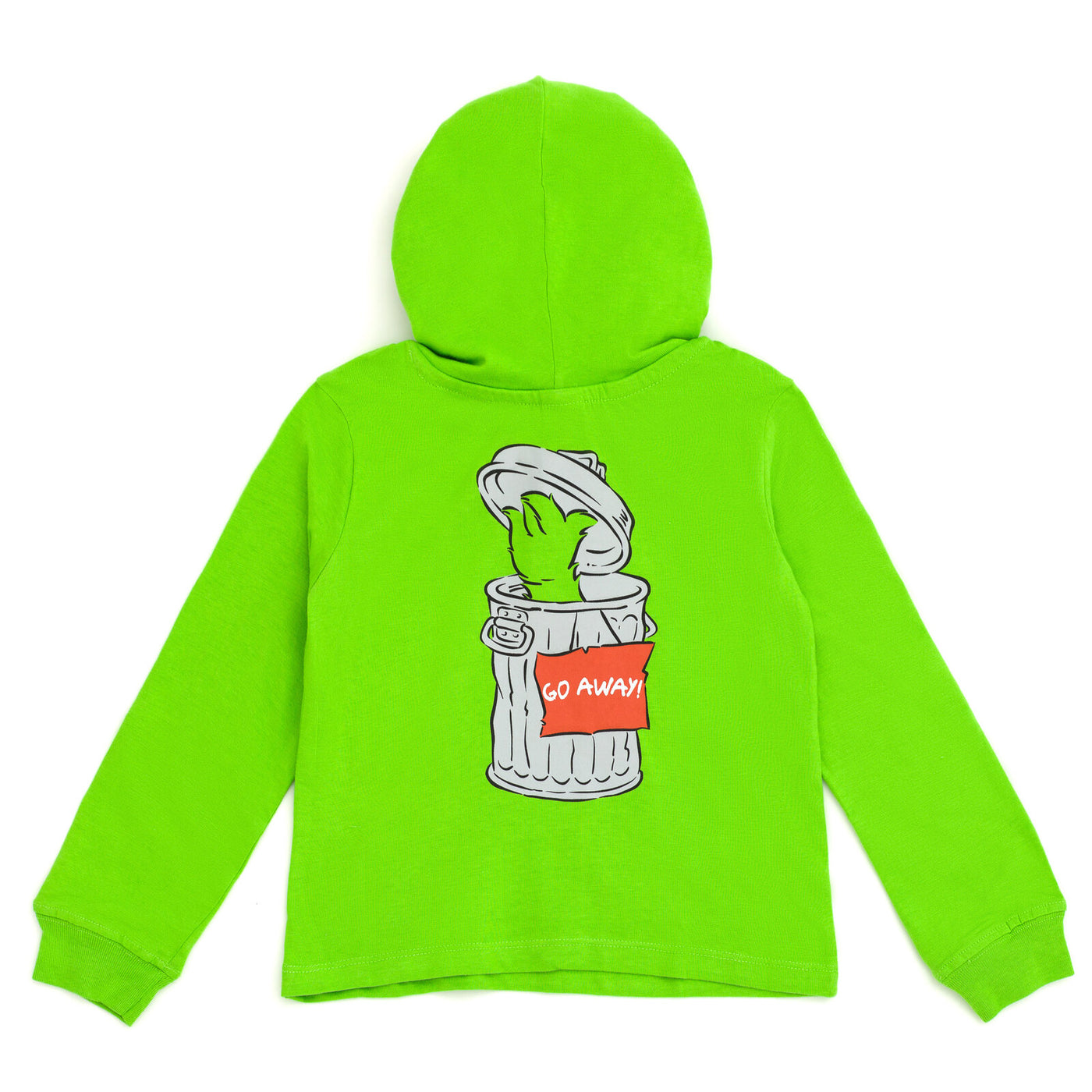 Sesame Street Oscar the Grouch Matching Family Cosplay Pullover Hoodie