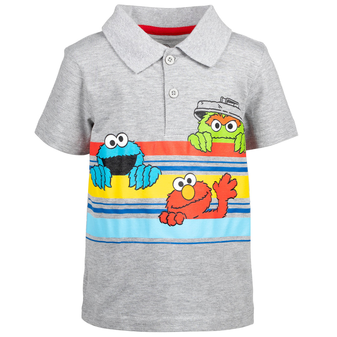 Sesame Street Short Sleeve Polo Shirt & Shorts