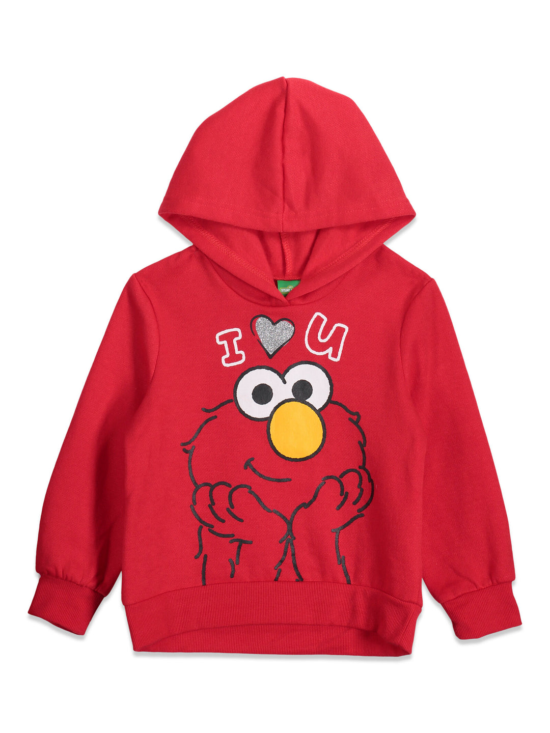 Conjunto de sudadera con capucha y calzas de forro polar de Elmo de Barrio Sésamo