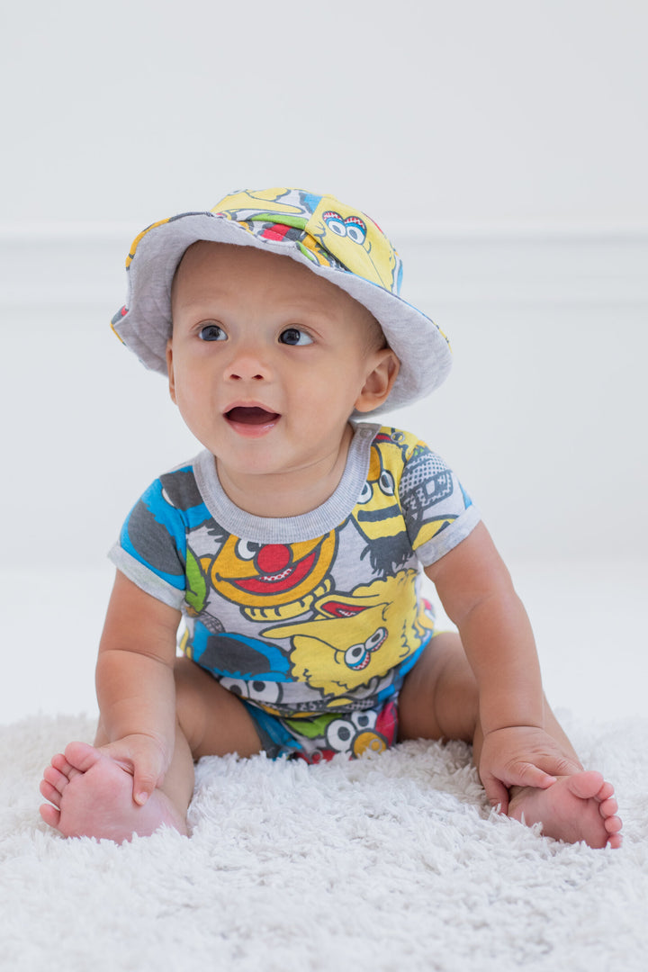 Sesame Street Romper and Hat