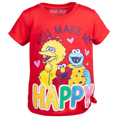Sesame Street Graphic T-Shirt & Shorts