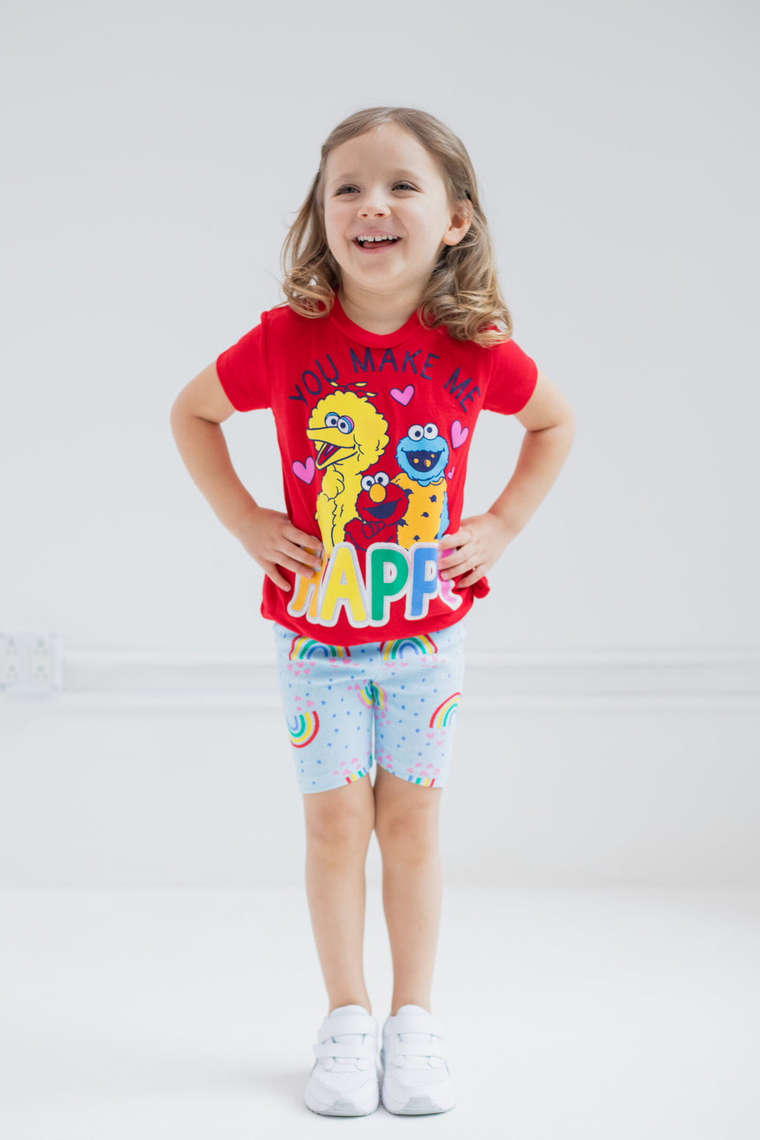 Sesame Street Graphic T-Shirt & Shorts