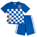 Spider-Man French Terry Drop Shoulder T-Shirt and Shorts Outfit Set