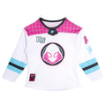 Spidey and His Amazing Friends Ghost-Spider Mesh Hockey Jersey Long Sleeve T-Shirt