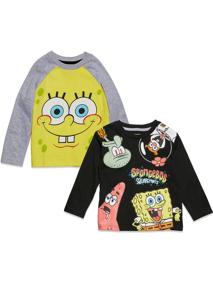 SpongeBob SquarePants 2 Pack Long Sleeve T-Shirts