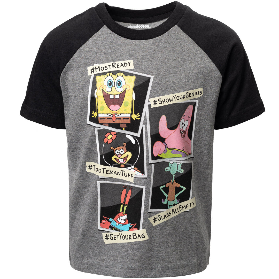 SpongeBob SquarePants 4 Pack T-Shirts