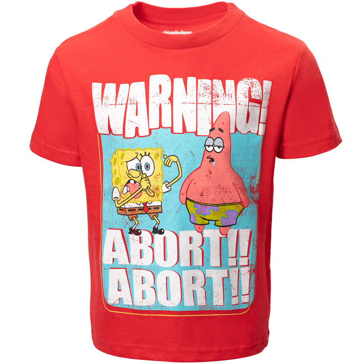 SpongeBob SquarePants 4 Pack T-Shirts