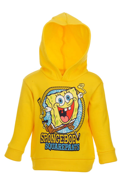 SpongeBob SquarePants - Conjunto de sudadera con capucha y pantalones de forro polar