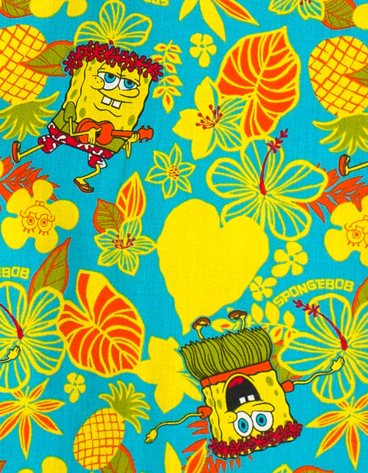 SpongeBob SquarePants Matching Family Hawaiian Button Down Dress Shirt