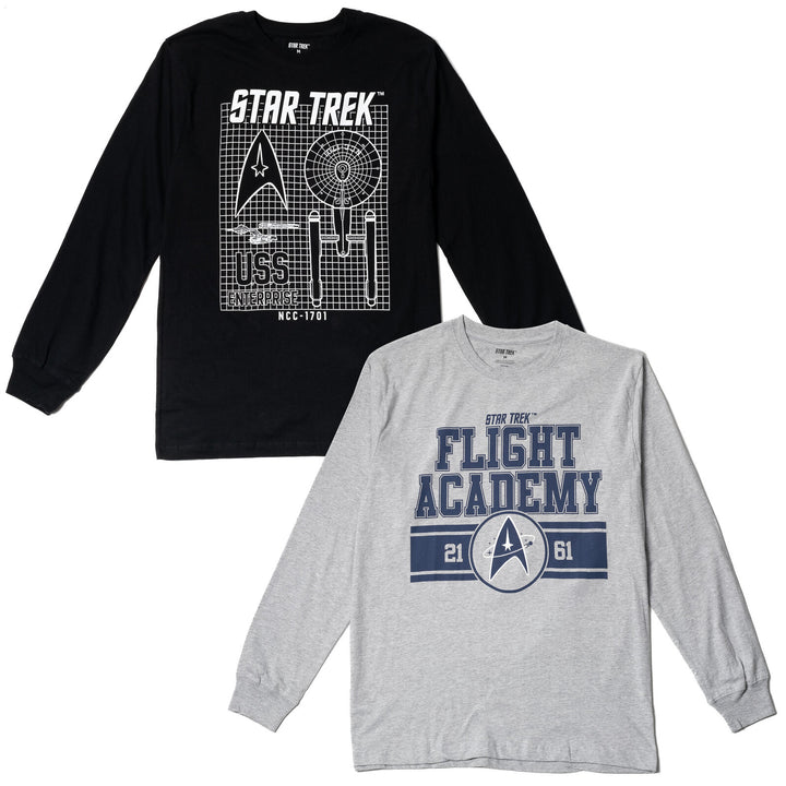 Paquete de 2 camisetas de manga larga de Star Trek