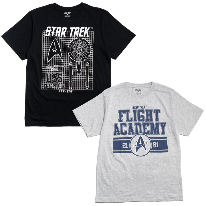 Star Trek 2 Pack T-Shirts