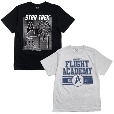 Paquete de 2 camisetas de Star Trek
