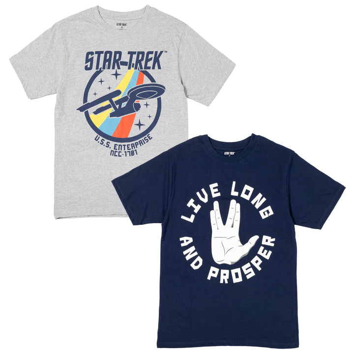 Star Trek 2 Pack T-Shirts