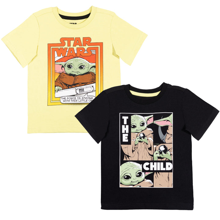 Star Wars The Mandalorian Baby Yoda 2 Pack Graphic T-Shirt