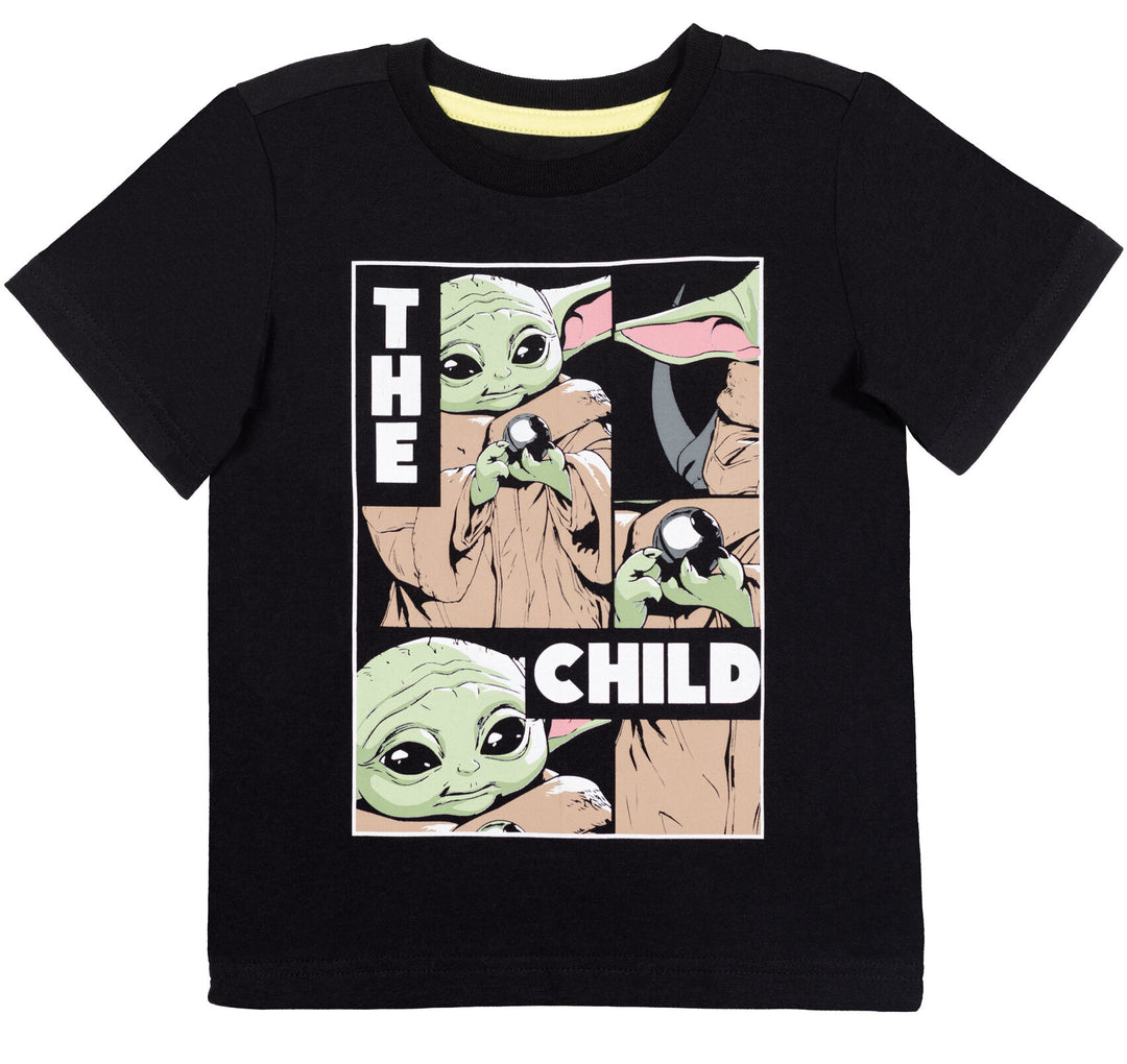 Star Wars The Mandalorian Baby Yoda 2 Pack Graphic T-Shirt