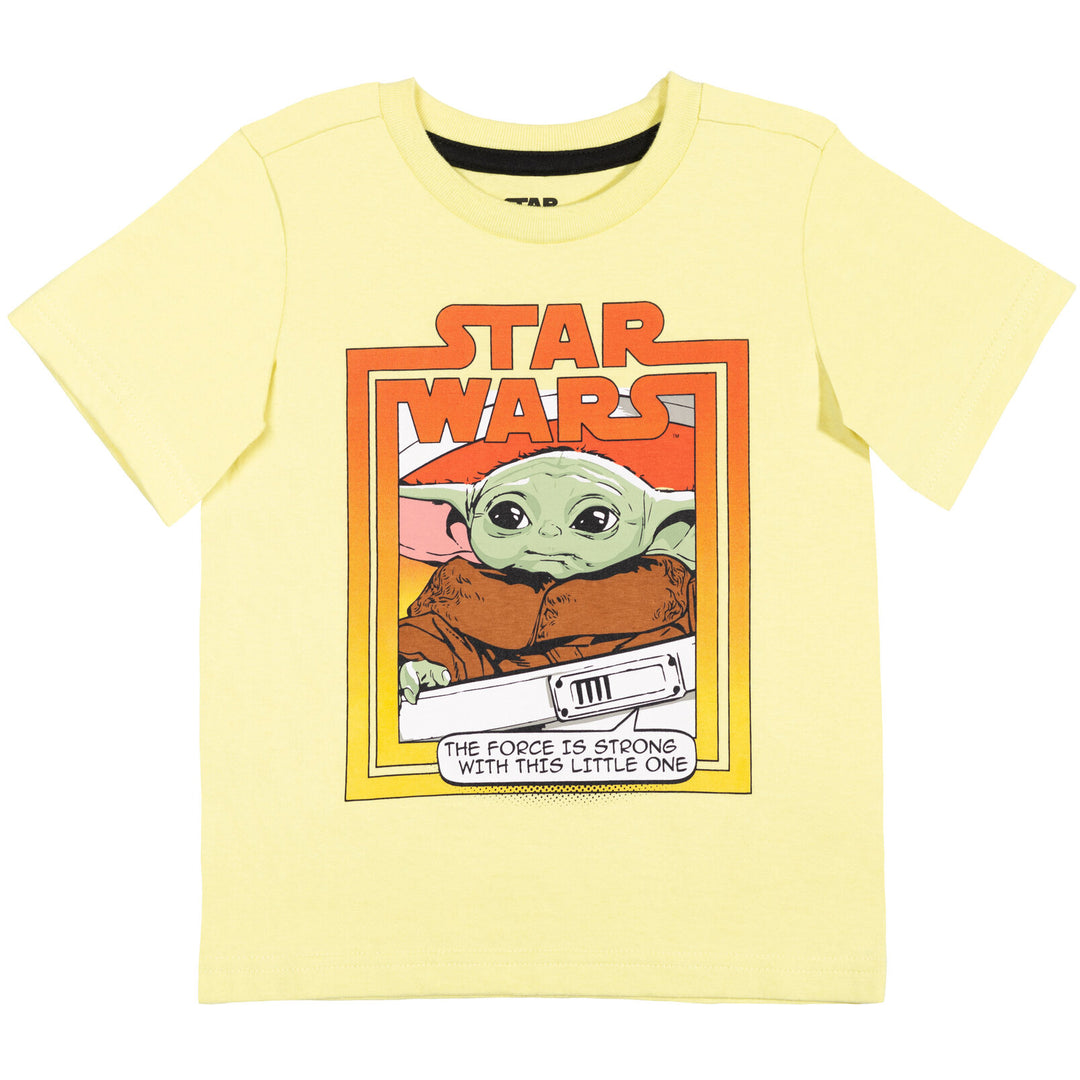 Star Wars The Mandalorian Baby Yoda 2 Pack Graphic T-Shirt