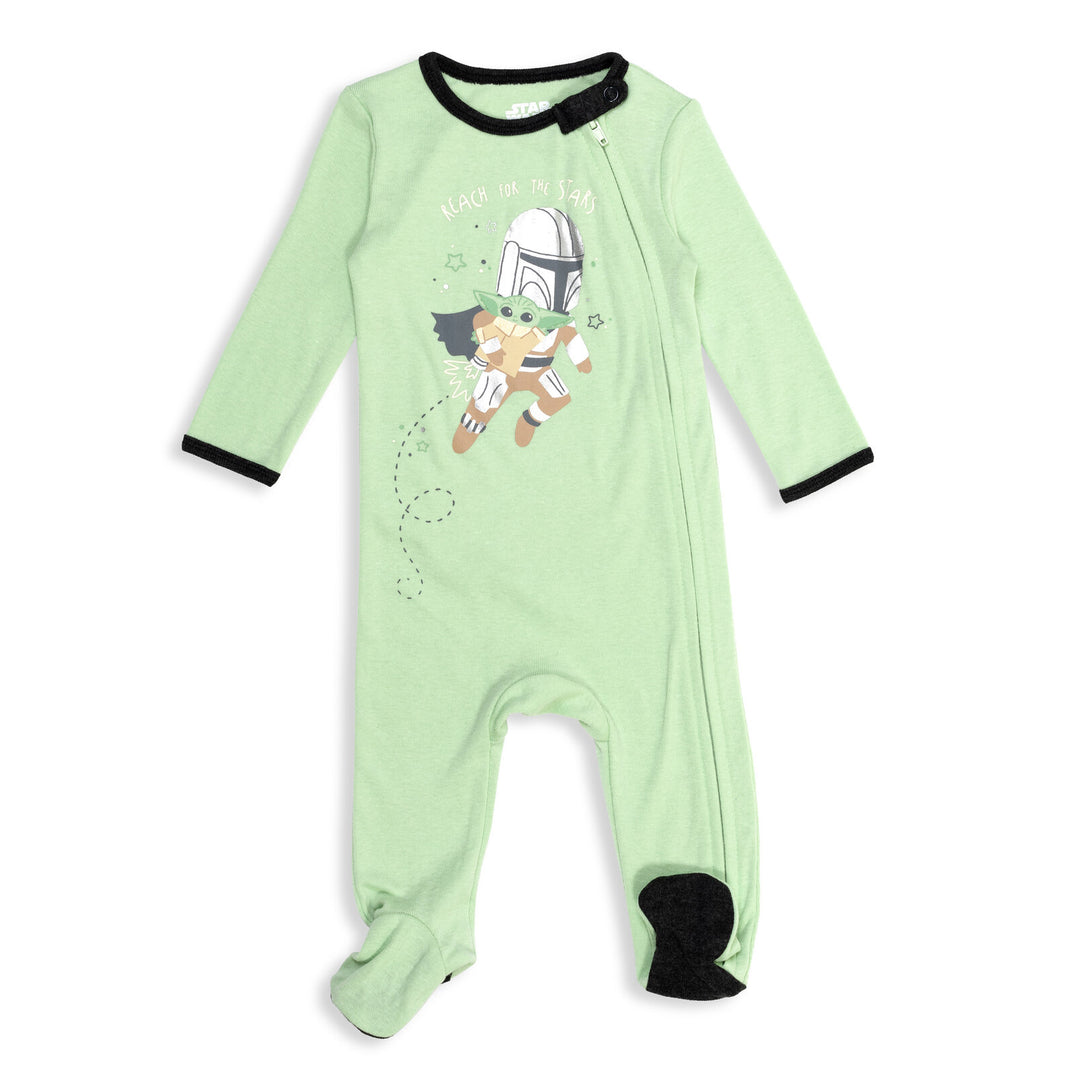 Star Wars 2 Pack Zip Up Long Sleeve Sleep N' Play Coveralls