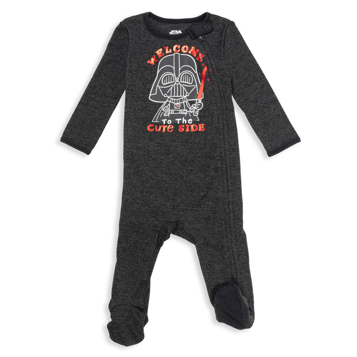 Star Wars 2 Pack Zip Up Long Sleeve Sleep N' Play Coveralls