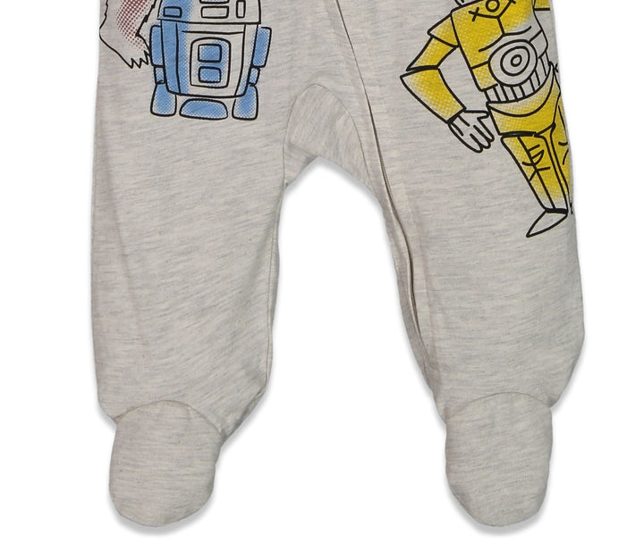 STAR WARS 2 Pack Zip Up Sleep N' Play Coveralls