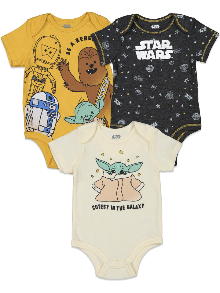 Star Wars 3 Pack Bodysuits