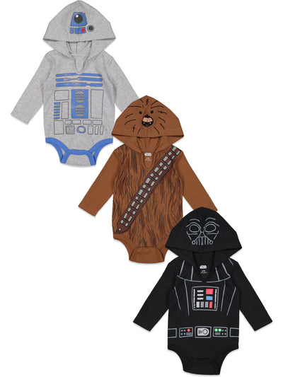Star Wars 3 Pack Costume Bodysuits