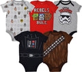 Body de manga corta de Star Wars, paquete de 5