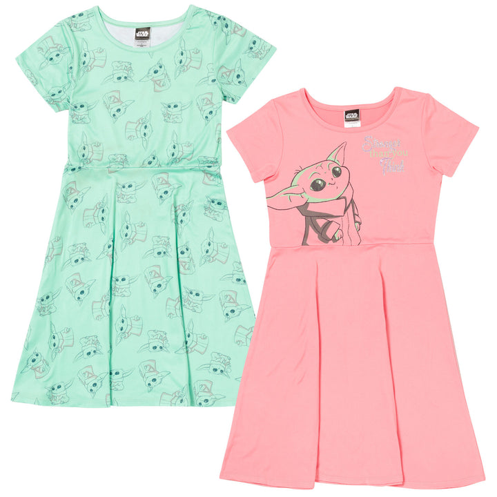 Pack de 2 vestidos skater de Star Wars The Mandalorian Grogu