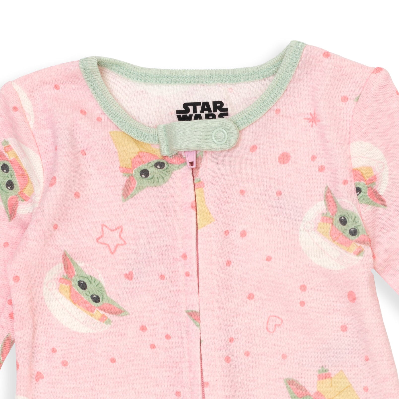 Star Wars Baby Yoda 2 Pack Zip Up Sleep N' Play Coveralls