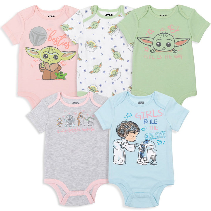 Star Wars Baby Yoda 5 Pack Bodysuits