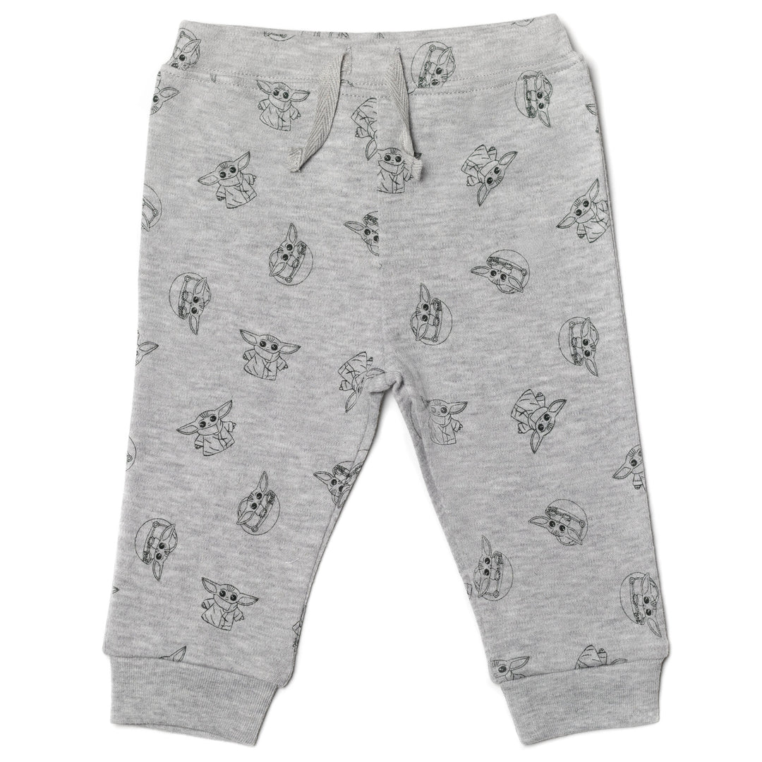 Star Wars Baby Yoda Cuddly Short Sleeve Bodysuits & Jogger Pants