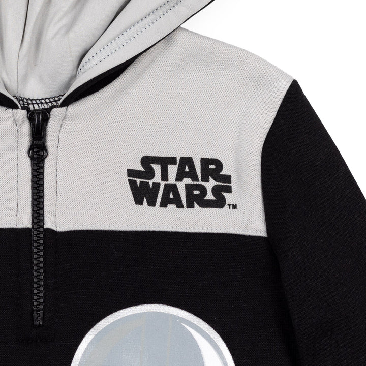 Star Wars Baby Yoda Fleece Half Zip Hoodie