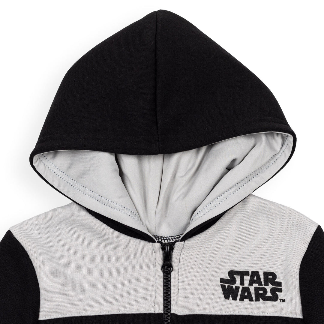 Star Wars Baby Yoda Fleece Half Zip Hoodie