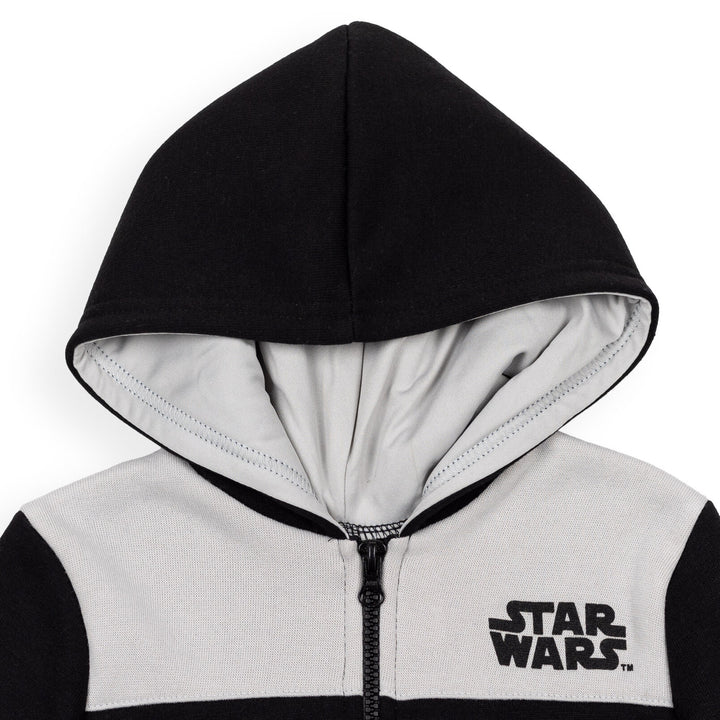 Star Wars Baby Yoda Fleece Half Zip Hoodie