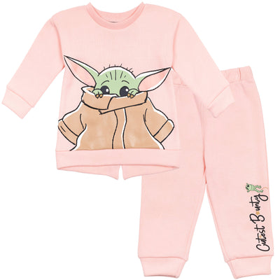 Star Wars Baby Yoda Fleece Sweatshirt and Pants Set