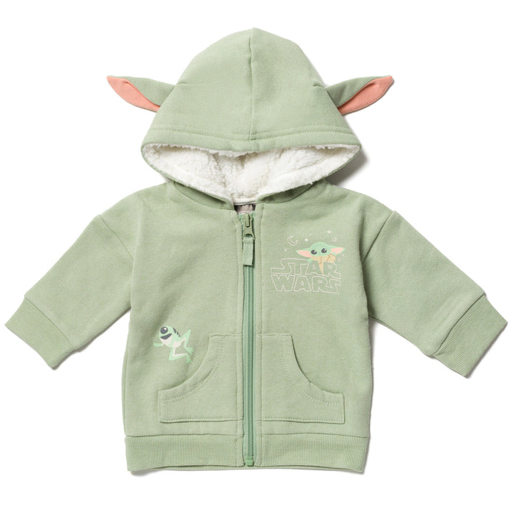 Sudadera con capucha y cremallera Baby Yoda de Star Wars