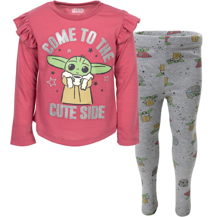 Star Wars Baby Yoda T-Shirt and Leggings Outfit Set